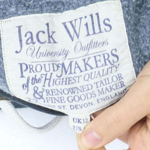 Jack Wills Unisex Adults Blue Pullover Hoodie L