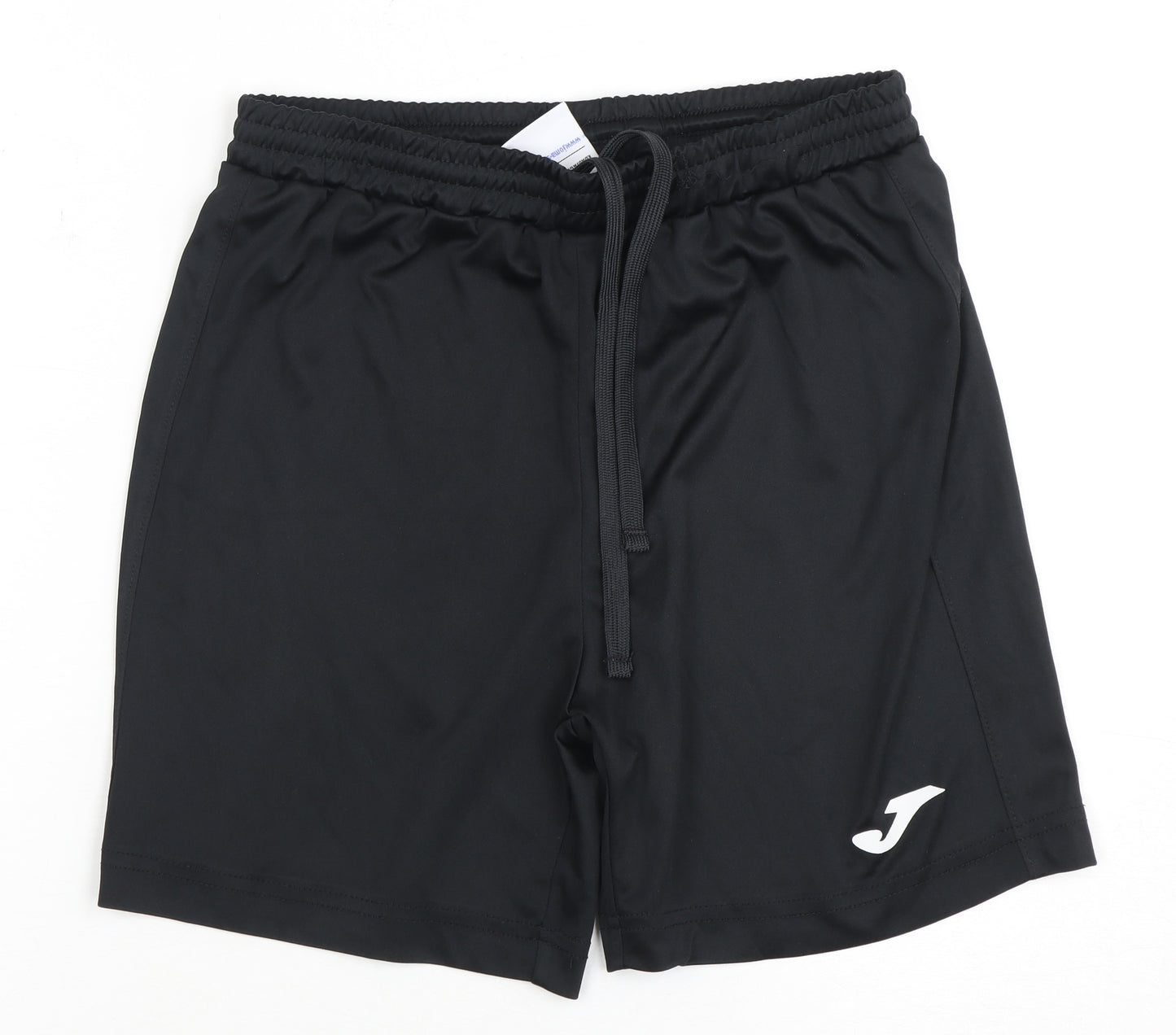 Joma Boys Black 2XS Athletic Shorts with Elastic Waist