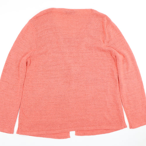 TIGI Women's Pink Cardigan V-Neck Size 18
