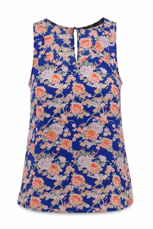 Front view of Oasis Women's Floral Blouse, Multicoloured, size 8