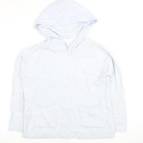 Lounge Women's Ivory XS Hooded Jumper with Pockets