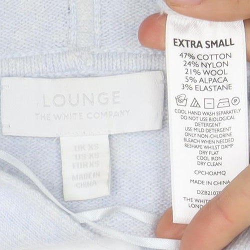 Lounge Women's Ivory XS Hooded Jumper with Pockets