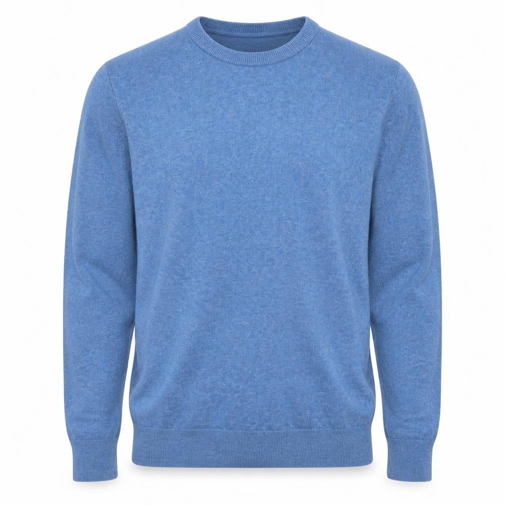 Front view of Marks & Spencer Men's Blue jumper, size L