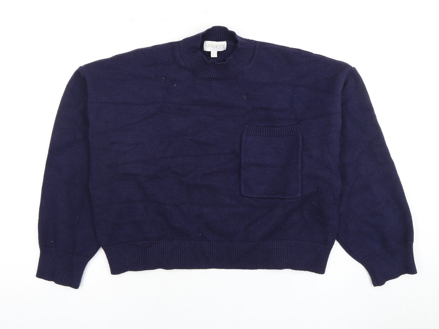 Apricot Women's Blue Knit Jumper, Size 12, Casual Wear