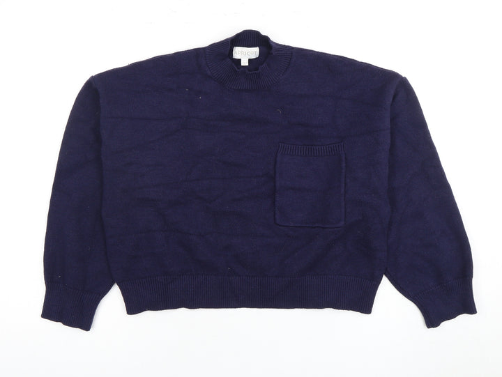 Apricot Women's Blue Knit Jumper, Size 12, Casual Wear