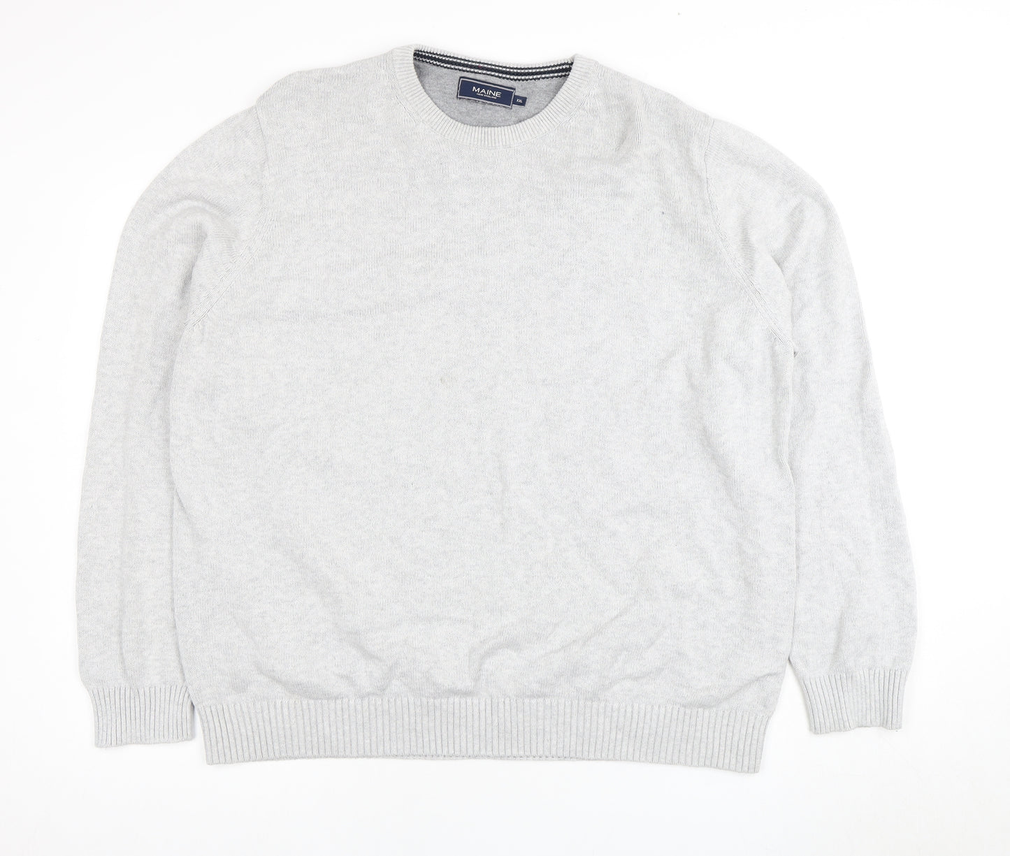 Maine New England Men's Grey XL Pullover Jumper