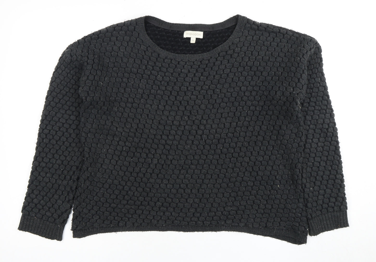 Monsoon Women’s Black Medium Knit Pullover Jumper