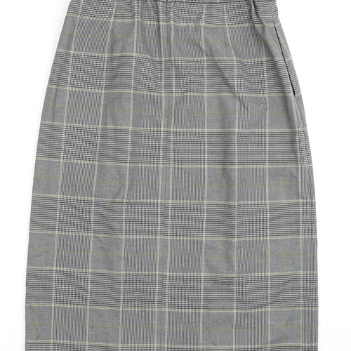 Uniqlo Women's Check Pencil Skirt XS Multicoloured
