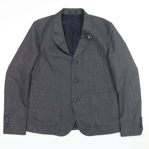 Peter Werth Men's Blue Striped Blazer, Size 38 Jacket
