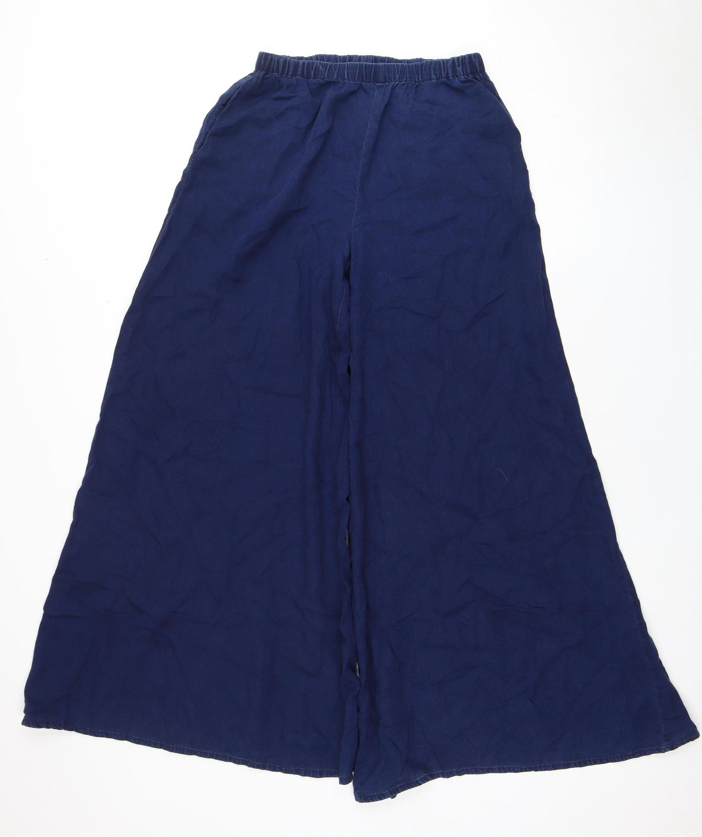 MNG Women's Blue Wide-Leg Trousers XS