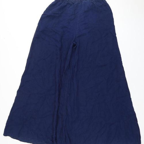 MNG Women's Blue Wide-Leg Trousers XS