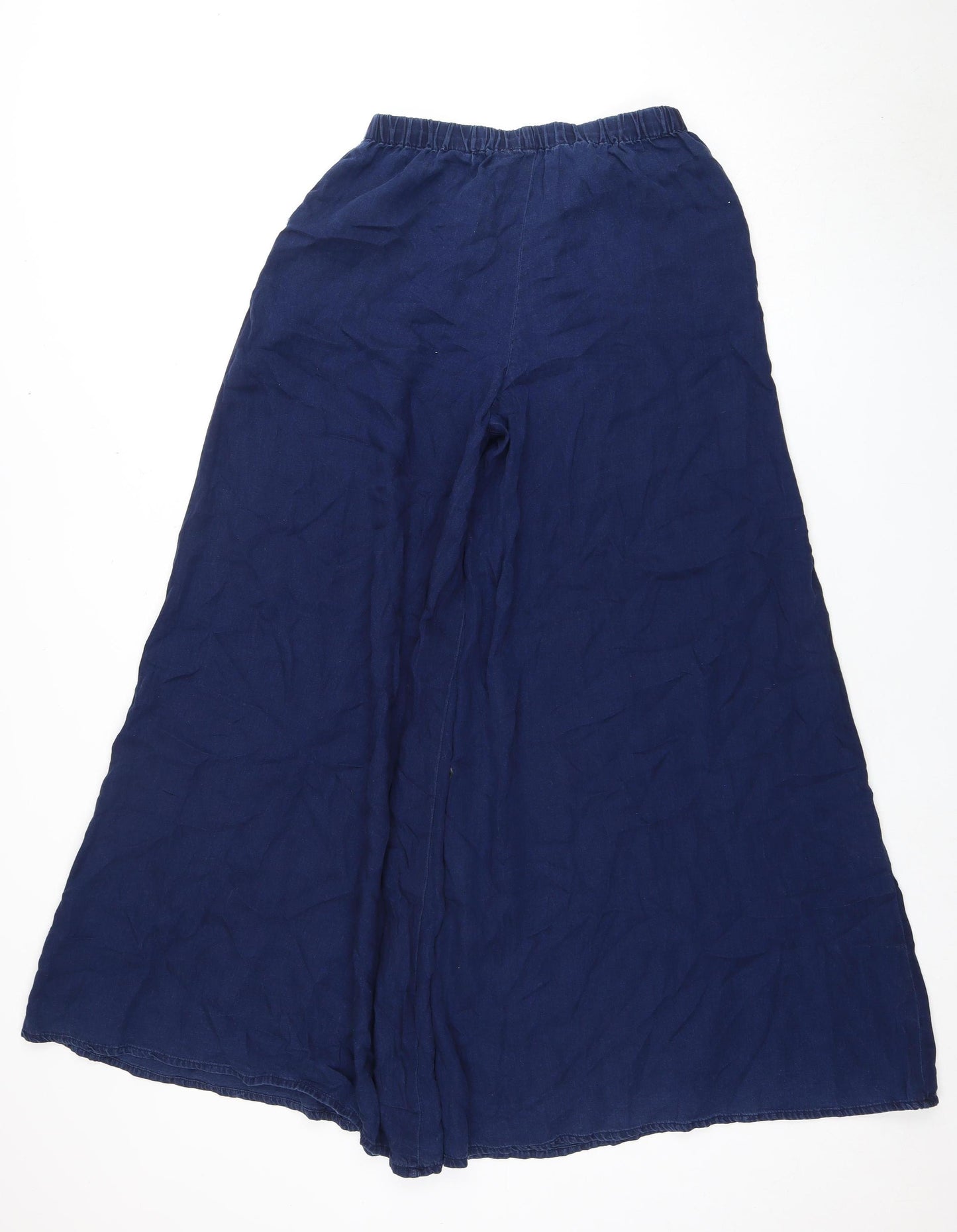 MNG Women's Blue Wide-Leg Trousers XS