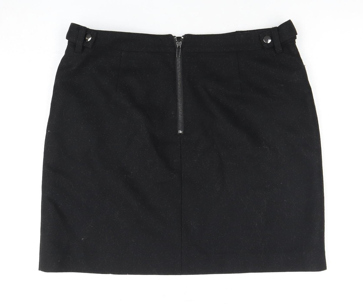 Mint Velvet Women's Black Knee Length Pencil Skirt 12