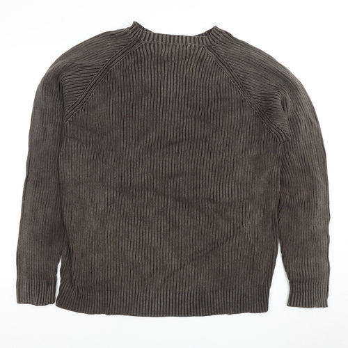 Maine New England Men's L Brown Pullover Jumper