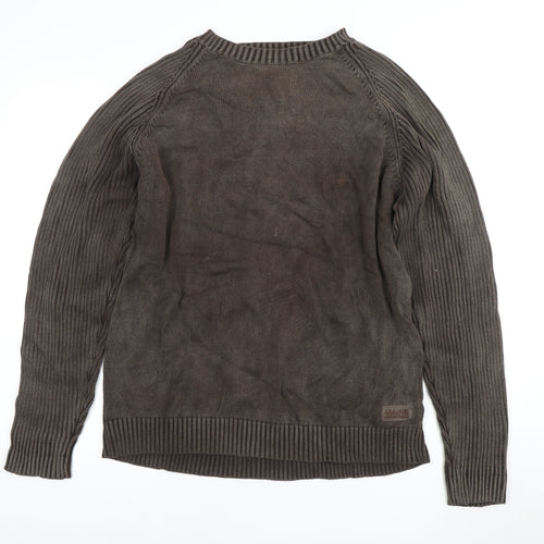 Maine New England Men's L Brown Pullover Jumper