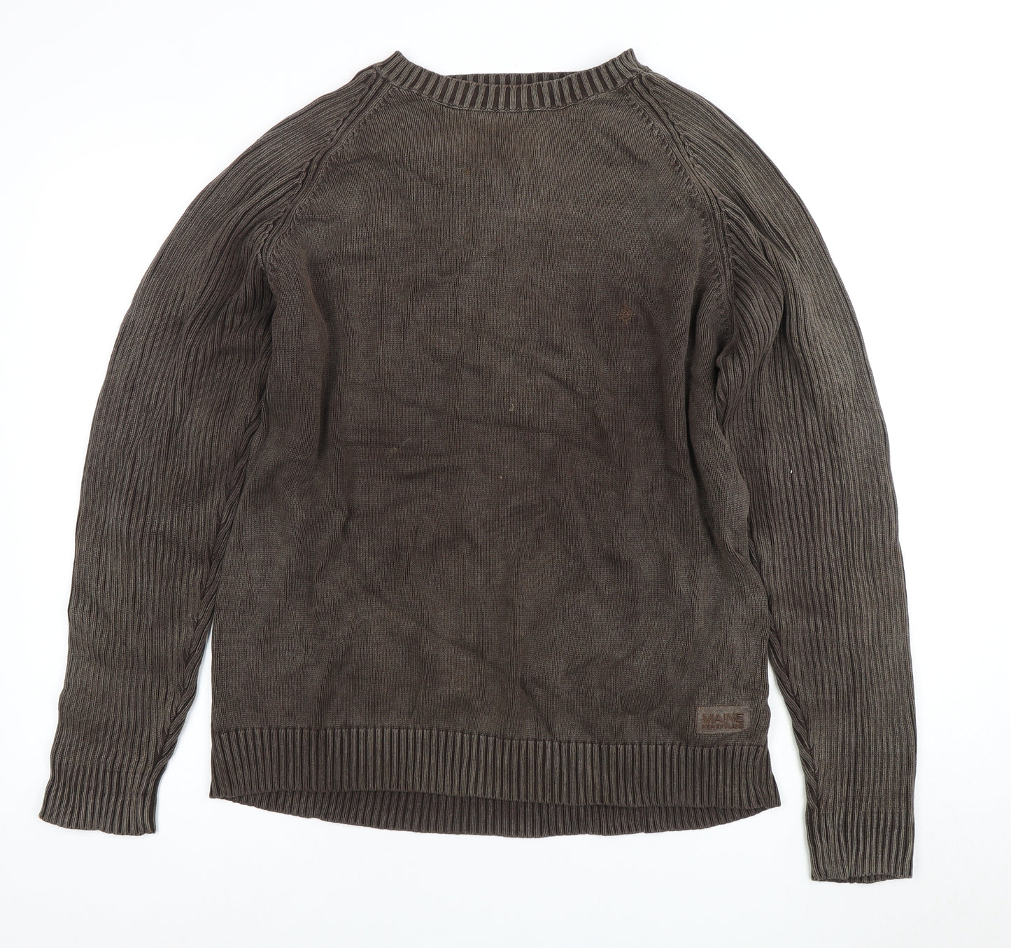 Maine New England Men's L Brown Pullover Jumper