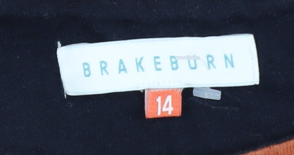 Brakeburn Women's Multicoloured Pullover Jumper Size 14