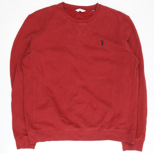 Next Men's Red XL Pullover Sweatshirt