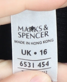 Marks & Spencer Women's Black Cardigan Size 16