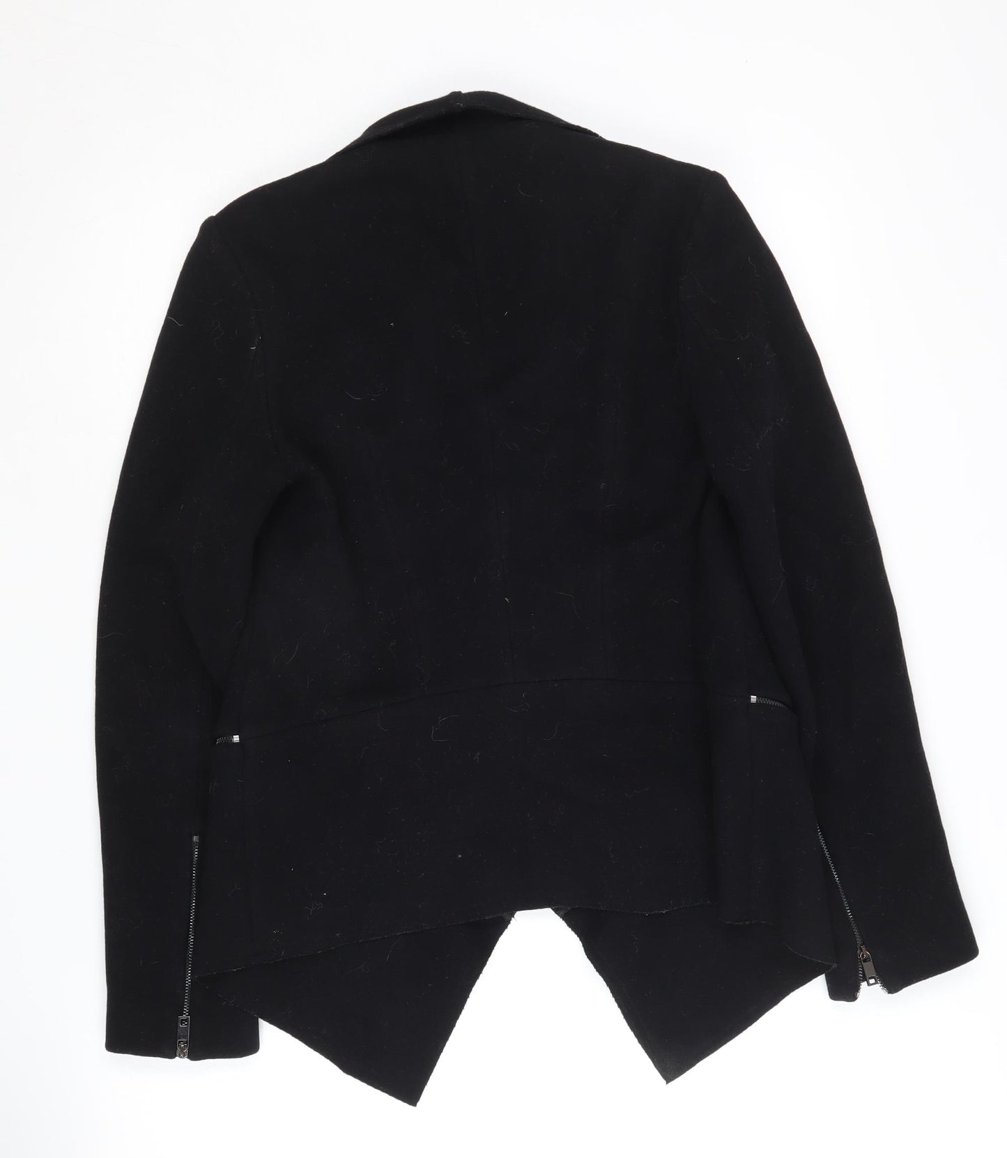 Zara Woman Black Wool Blend Jacket, S, Autumn/Winter Casual
