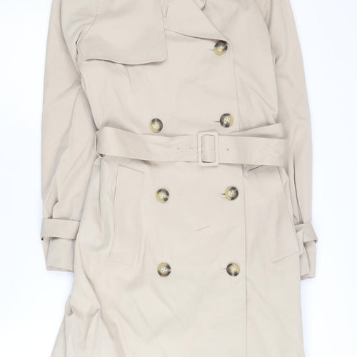 Marks and Spencer Beige Women's Trench Coat Size 8