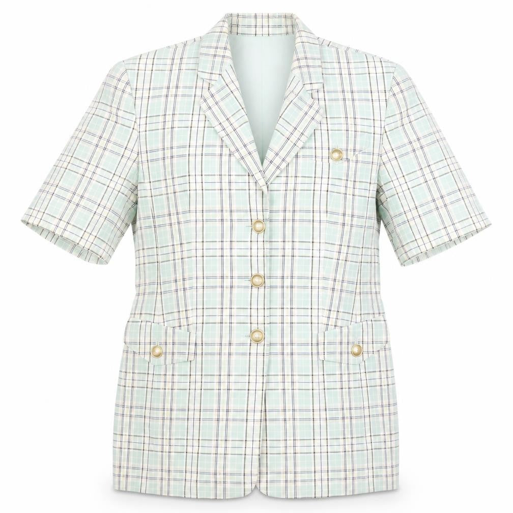 Front view of Weekend by Basler Women's Multicoloured Blazer, size 10