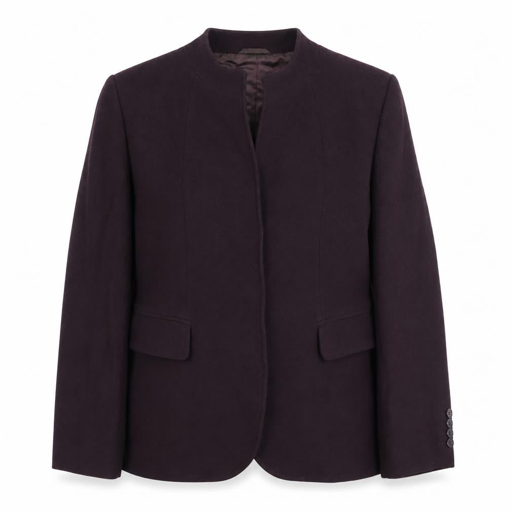 Front view of Marks & Spencer Women's Purple Blazer, size 16