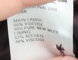 Marks and Spencer Women's Purple Blazer, Size 16