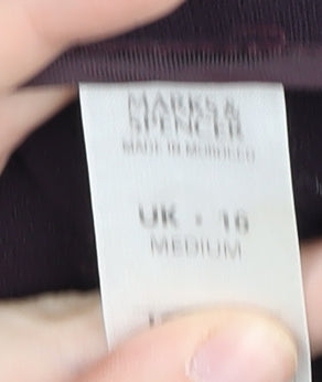 Marks and Spencer Women's Black Trousers Size 16