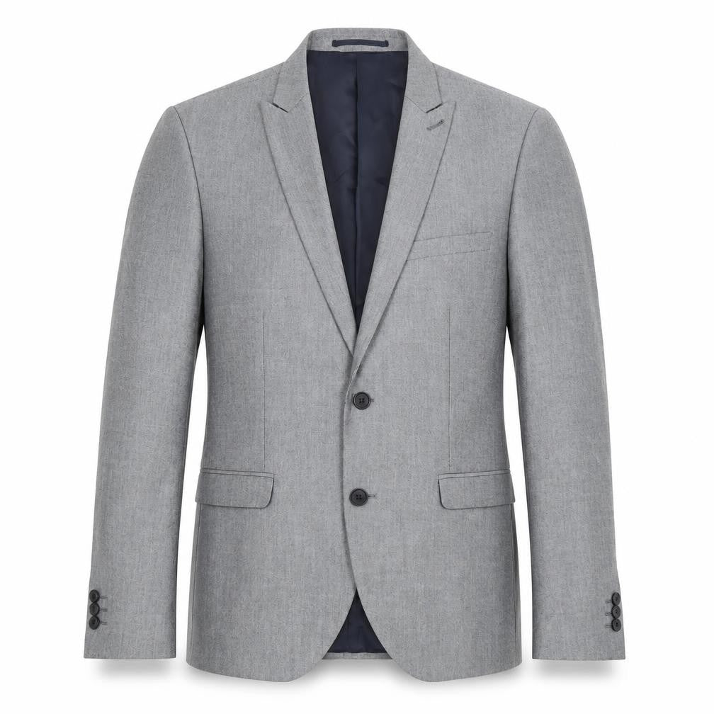 Next Men's Grey Blazer, Size 40, Regular Fit, Office