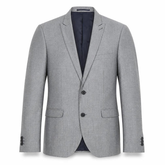 Next Men's Grey Blazer, Size 40, Regular Fit, Office