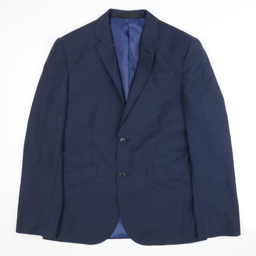 Marks and Spencer Men's Blue Blazer, 36 Short, Classic Style