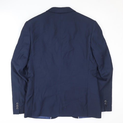 Marks and Spencer Men's Blue Blazer, 36 Short, Classic Style