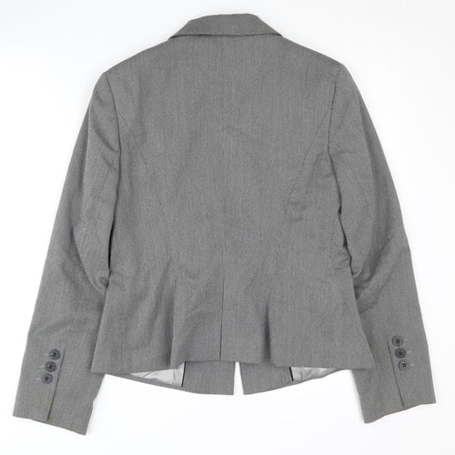 Principles Women's Grey Blazer - Size 12, Business Ready