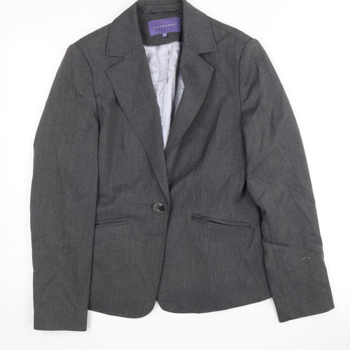 Autonomy Grey Women's Petites Blazer - Size 10
