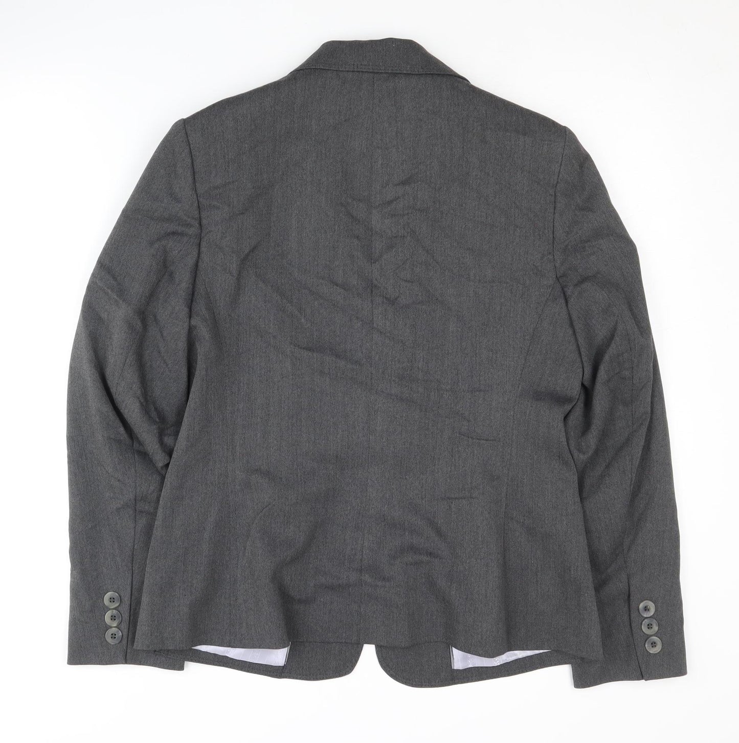Autonomy Grey Women's Petites Blazer - Size 10