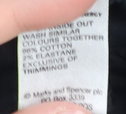 Marks and Spencer Women’s Black Trousers Size 8