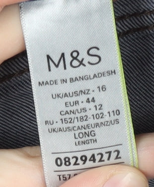 Marks and Spencer Women's Blue Jeans Size 16