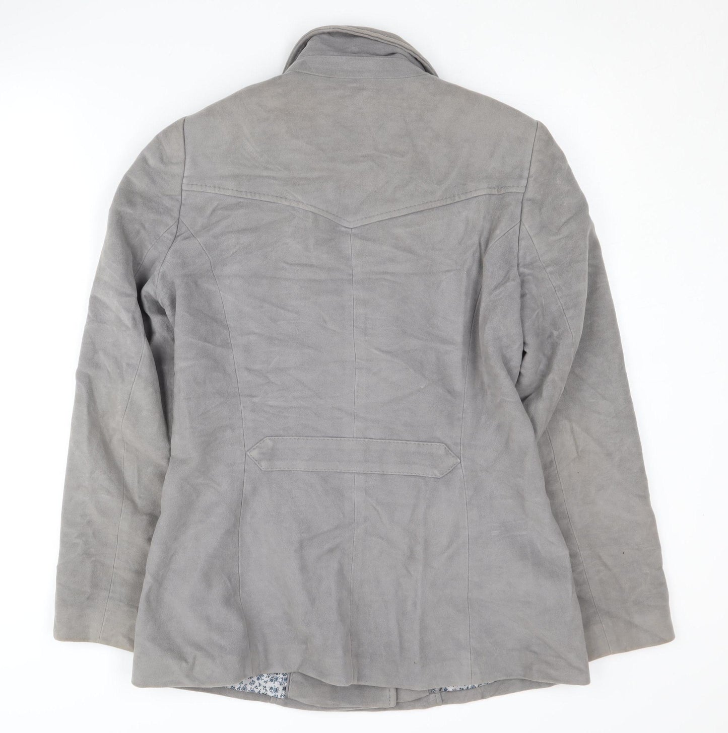 Per Una Women's Grey Military Jacket Size 12