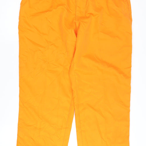 Dunlop Men's Orange Trousers, Size S, Straight Fit