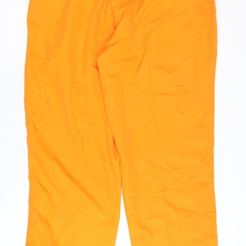 Dunlop Men's Orange Trousers, Size S, Straight Fit