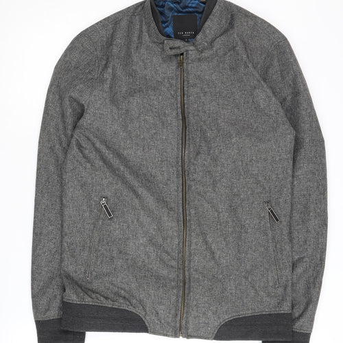 Ted Baker Men's Grey Regular Fit Jacket, Size S