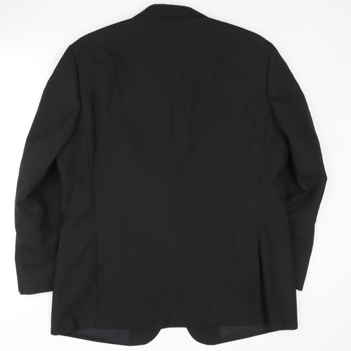 BHS Black Men's Blazer, 46R Single-Breasted, Formal