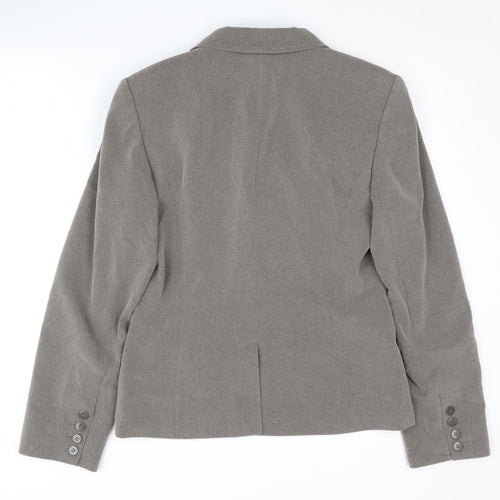 Next Women's Grey Blazer UK 12 Classic Workwear