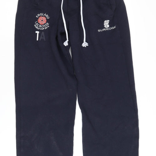 Surridge Men's Black Jogger Trousers S Lacrosse