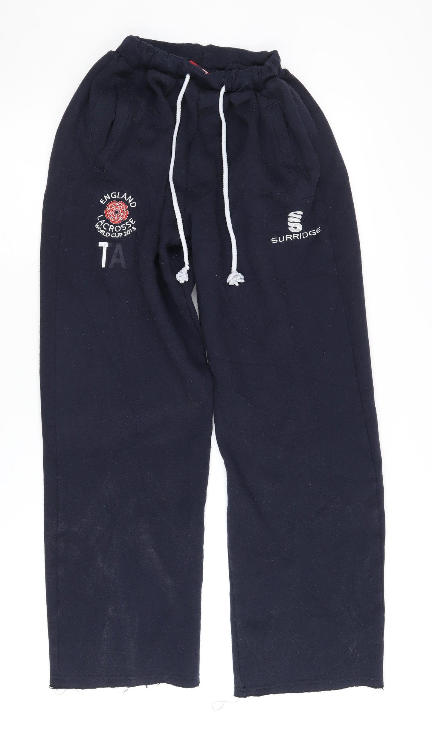 Surridge Men's Black Jogger Trousers S Lacrosse