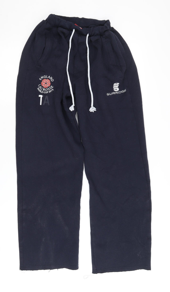 Surridge Men's Black Jogger Trousers S Lacrosse