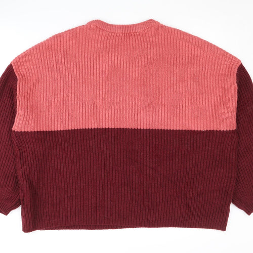 Regatta Women's Pink Chunky Knit Jumper Size 14
