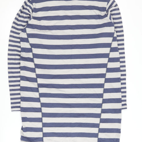 Mamas & Papas Women's Blue Striped T-Shirt Dress Size 12