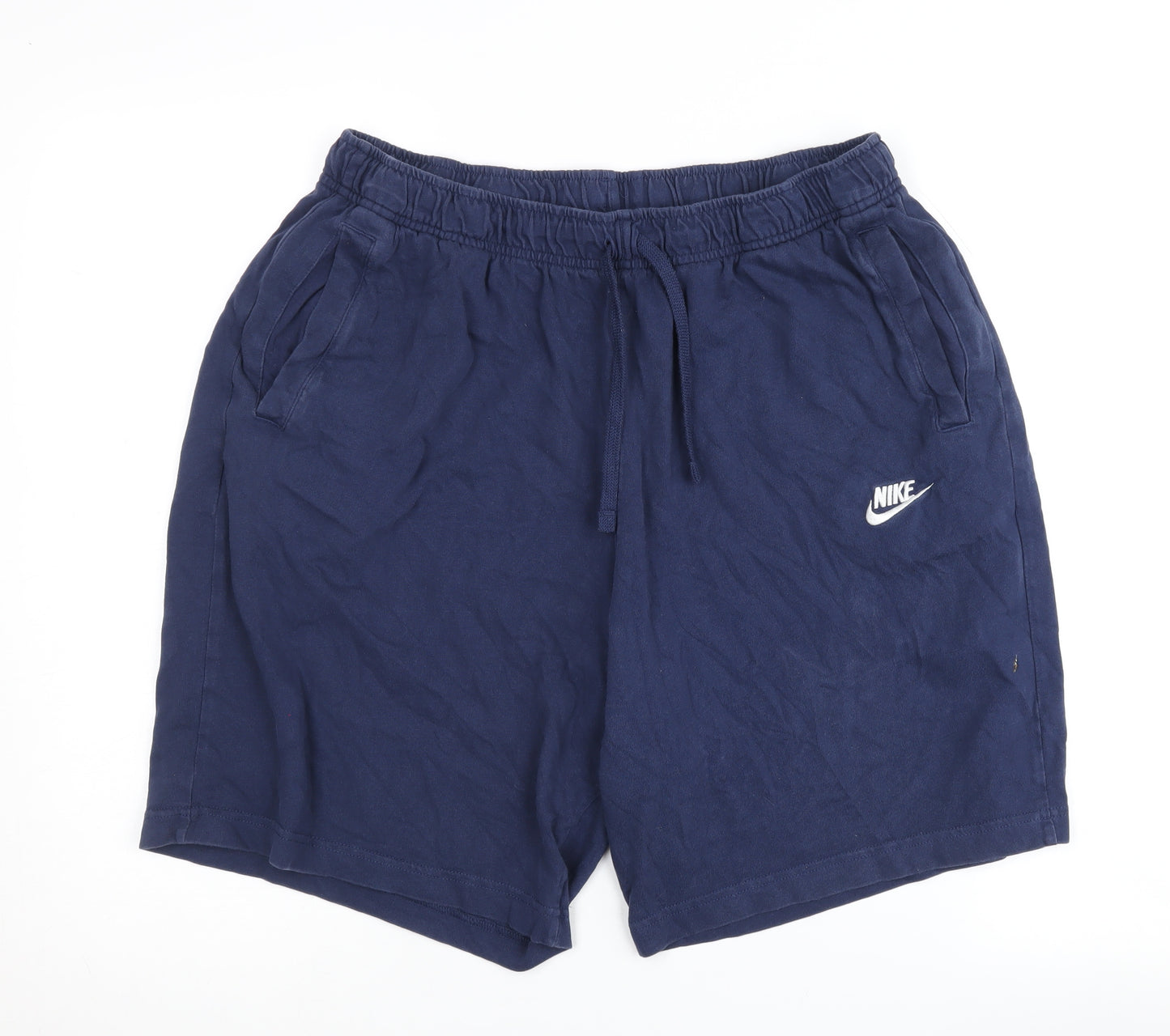 Nike Men's Blue XL Sweat Shorts with Drawstring